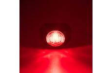 PROFI výstražné LED světlo vnější, 12-24V, červené, STM 911-P3RED