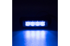 PROFI výstražné LED světlo vnější, modré, 12-24V, ECE R65, STM 911-C4BLU