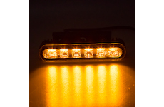 Profi výstražné LED světlo vnější, oranžové, 12 - 24V, ECE R65, 911-622