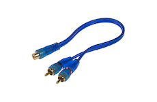 RCA Y audio kabel BLUE BASIC line, 1xsamice, 2xsamec, STM XS-212M