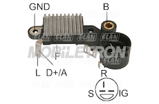 Regulátor alternátoru Hitachi LR155-502E / TR1Z210A