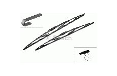 Sada stěračů Bosch Twin 609 (3397118309) – 600 mm + 600 mm s integrovanou tryskou ostřikovače