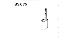 Sada uhlíků startéru - Bosch 2007014026  GE BSX  75
