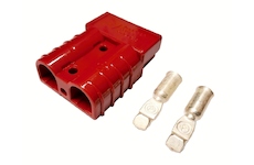 Silový konektor červený 120A - pro vodič 10-25 mm2 - jeden díl