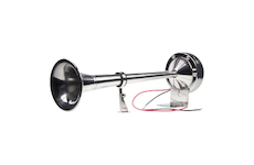 Singnální fanfára 410mm, chrom, 12V, elektromagnetická, SN-402