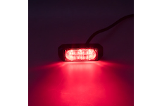 SLIM výstražné LED světlo vnější, červené, 12-24V, ECE R10, STM KF003EM5WRED