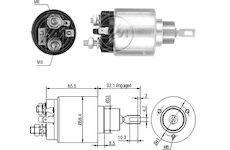 Spínač startéru ZM - Bosch 9330081058