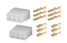 Svorkovnice 6x pin – kompletní sada (samec + samice)