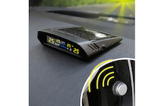 TPMS kontrola tlaku v pneumatice 4 externí čidla, solární napájení, TPMS-X7