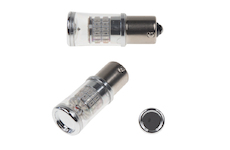 TURBO LED 12 - 24V s paticí BAU15S, 48W oranžová, 95T-BAU15S-48WO