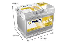 Varta Dynamic AGM A8 560901068K262 12V 60Ah 680A