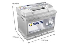 Varta Dynamic EFB N60 560500064K262 12V 60Ah 640A