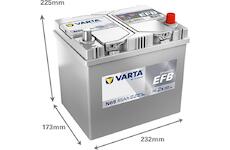 Varta Dynamic EFB N65 565501065K262 12V 65Ah 650A