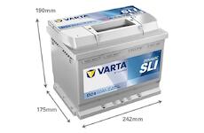 Varta Dynamic SLI D24 560408054K262 12V 60Ah 540A