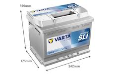 Varta Dynamic SLI D43 560127054K262 12V 60Ah 540A