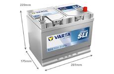 Varta Dynamic SLI E23 570412063K262 12V 70Ah 630A