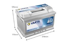 Varta Dynamic SLI E9 570144064K262 12V 70Ah 640A