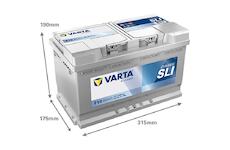 Varta Dynamic SLI F16 580400074K262 12V 80Ah 740A