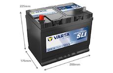 Varta Professional SLI LFS75 930075060K312 12V 75Ah 600A