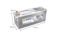 Varta Promotive EFB A40 640500080K182 12V 140Ah 800A