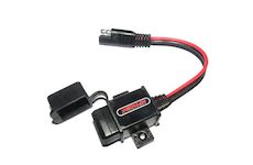 Vodotěsná motocyklová USB zásuvka 12V/24V – 1x USB port