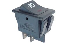 Vypínač kolébkový ON-OFF  2pol.12V/35A, prosvětlení 12V