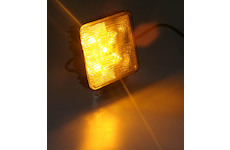 Výstražné LED světlo vnější, oranžové, 12V, STM KF717ORA