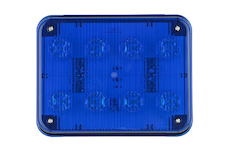 x PREDATOR LED obdélníkový, 12/24V, 8x 3W modrý, STM KF024BLU