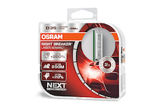 Xenonová výbojka D3S Osram Xenarc Night Breaker Laser +200% 12V 35W PK32d-5 2ks