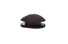 Záslepka gumová kulatá – průměr 6,4 mm (černá)