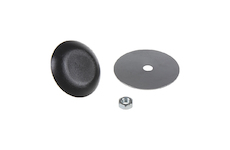 Záslepka otvoru, 30 mm černá, 66038