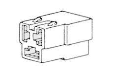Zástrčka 3-pólová, sameček, STM 42008